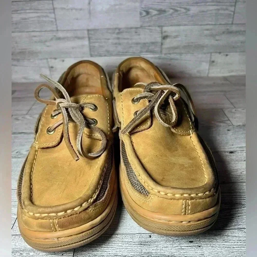 Tommy Bahama Nubuck Leather Boat Deck Shoes Mens Sz 7M